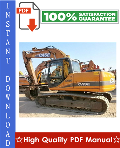 Thumbnail CASE CX180 CRAWLER EXCAVATORS Workshop Service Repair Manual