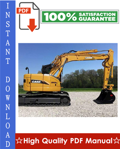 Thumbnail CASE CX135SR CRAWLER EXCAVATOR Workshop Service Repair Manual Thumbnail CASE CX135SR CRAWLER EXCAVATOR Workshop Service Repair Manual
