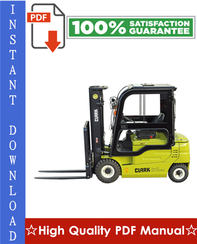 Thumbnail CLARK GEX20, GEX25, GEX30S, GEX30, GEX32 FORKLIFT Workshop Service Repair Manual