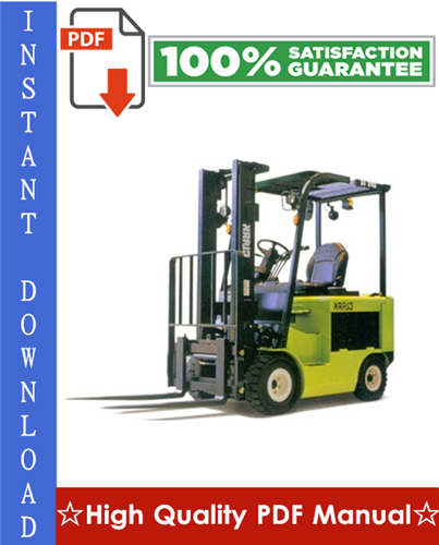 Thumbnail Clark TMG12, TMG13, TMG15s, TMG15, TMG17, TMG18, TMG20, TMG20x, TMG25, EPG 15, EPG 18 Forklift Trucks Workshop Service Repair Manual