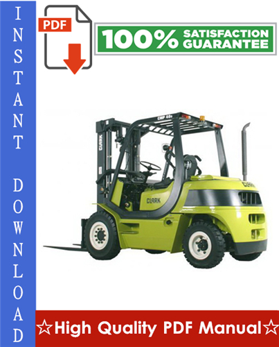 Thumbnail CLARK CMP 40, CMP 45, CMP 50S FORKLIFT Workshop Service Repair Manual