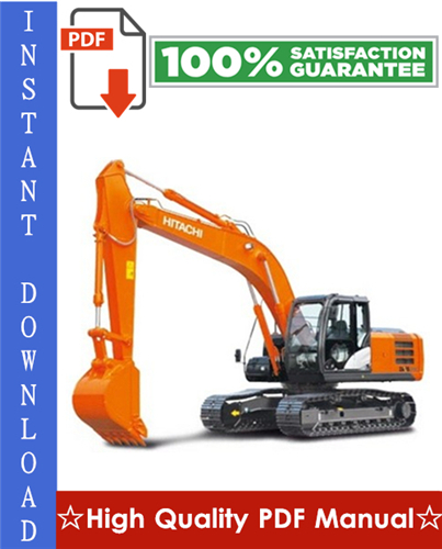 Thumbnail Hitachi ZAXIS200, ZAXIS225USR, ZAXIS225US, ZAXIS230, ZAXIS270 Excavator Workshop Service Repair Manual