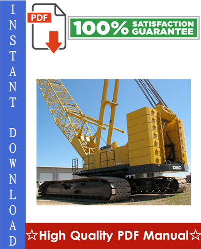 Thumbnail Kobelco CK2500-2, CKE2500-2 Crawler Crane Workshop Service Repair Manual