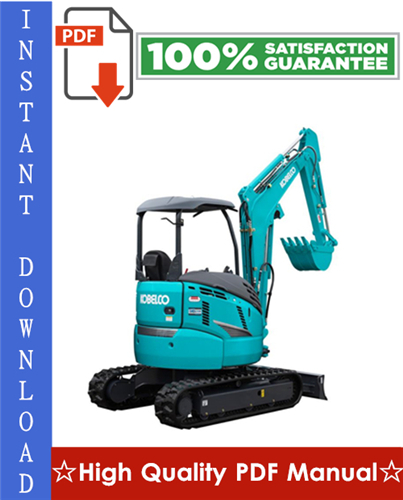 Thumbnail Kobelco SK30SR-2, SK35SR-2 Hydraulic Excavator Workshop Service Repair Manual