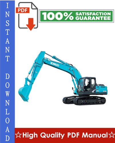 Thumbnail Kobelco SK200-8, SK210CL-8 Hydraulic Excavator Workshop Service Repair Manual