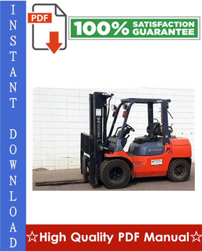 Thumbnail Toyota 7FGU/7FDU35-80 & 7FGCU35-70 Forklift Workshop Service Repair Manual