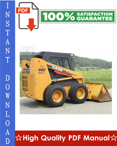 Thumbnail Case 430/440 Skid Steer & 440CT Compact Track Loader Workshop Service Repair Manual
