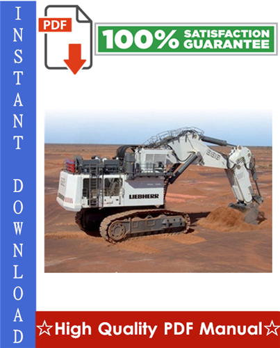 Thumbnail Liebherr R996 Hydraulic Excavator Workshop Service Repair Manual