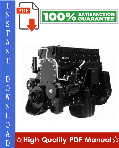 Thumbnail CUMMINS M11 SERIES ENGINES SPECIFICATION MANUAL