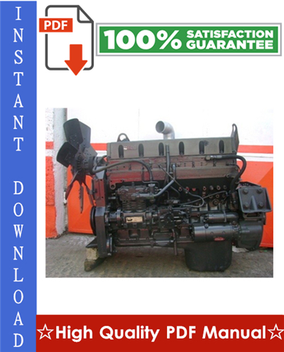 Thumbnail Cummins L10 Series Diesel Engine (External Damper models) Workshop Service Repair Manual