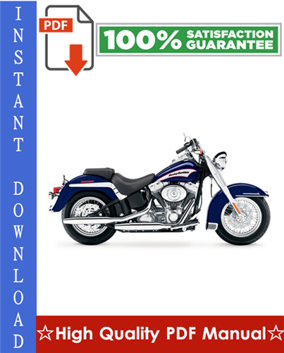 Thumbnail Harley Davidson Softail FLST, FXST Series Motorcycle Workshop Service Repair Manual 2000-2005 Download