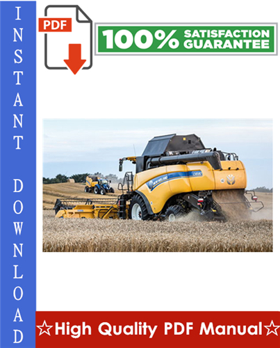 Thumbnail New Holland CX Series Combines Workshop Service Repair Manual