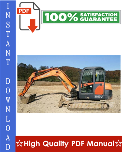 Thumbnail Daewoo Doosan Solar 55-V Plus Excavator Workshop Service Repair Manual