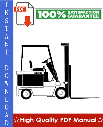 Thumbnail Clark EC 90, EC 120 Forklift Workshop Service Repair Manual