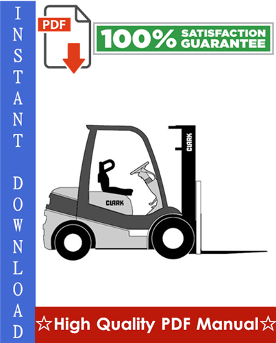 Thumbnail Clark C15, C15C, C18, C18C, C20s, C20sC, C20, C20C, C25, C25C, C30, C30C, C32C, C35 Forklift Trucks Workshop Service Repair Manual
