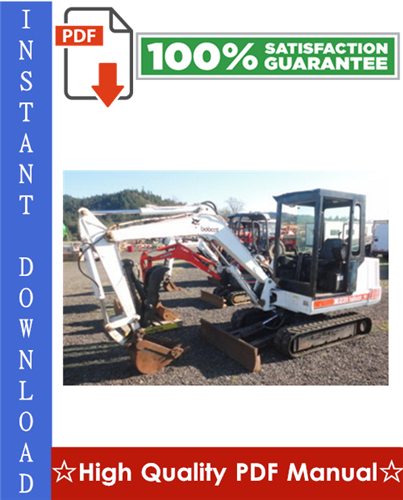 Thumbnail Bobcat X231 Excavator Workshop Service Repair Manual (S/N 508911999 & Below) Thumbnail Bobcat X231 Excavator Workshop Service Repair Manual (S/N 508911999 & Below)