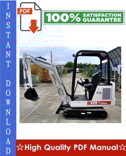 Thumbnail Bobcat X320, X322 Excavator Workshop Service Repair Manual (S/N: 562313001 & Above, S/N: 517811001 & Above) Thumbnail Bobcat X320, X322 Excavator Workshop Service Repair Manual (S/N: 562313001 & Above, S/N: 517811001 & Above)