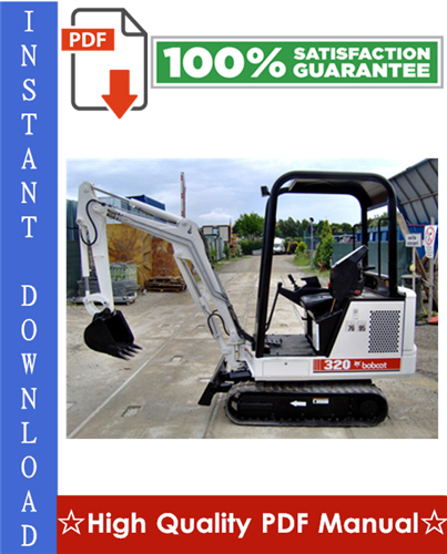 Thumbnail Bobcat 320, 320L Excavator Workshop Service Repair Manual (S/N: 224511001 & Above) Thumbnail Bobcat 320, 320L Excavator Workshop Service Repair Manual (S/N: 224511001 & Above)