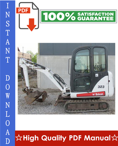 Thumbnail Bobcat 323 Compact Excavator Workshop Service Repair Manual (S/N: A9JZ11001 & Above) Thumbnail Bobcat 323 Compact Excavator Workshop Service Repair Manual (S/N: A9JZ11001 & Above)