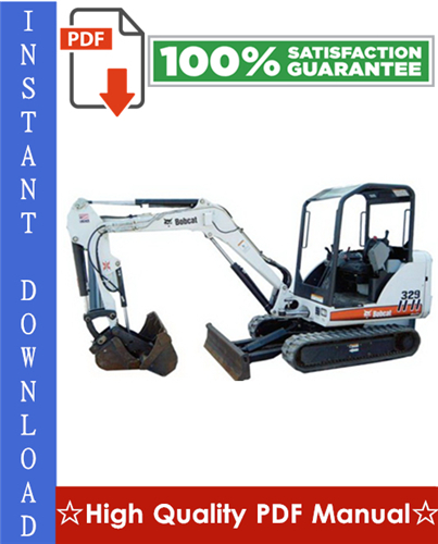 Thumbnail Bobcat 329 Compact Excavator Workshop Service Repair Manual (S/N: A2PG11001 & Above) Thumbnail Bobcat 329 Compact Excavator Workshop Service Repair Manual (S/N: A2PG11001 & Above)