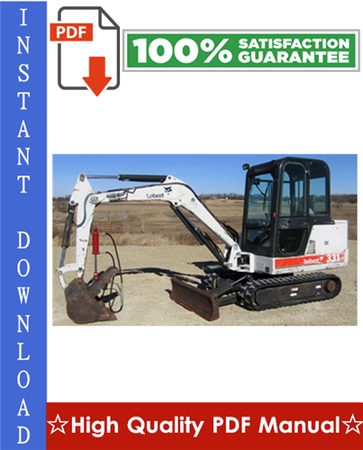 Thumbnail Bobcat 331, 331E, 334 Excavator Workshop Service Repair Manual (S/N: 232511001 & Above, S/N 232711001 & Above, S/N 232611001 & Above, D Series) Thumbnail Bobcat 331, 331E, 334 Excavator Workshop Service Repair Manual (S/N: 232511001 & Above, S/N 232711001 & Above, S/N 232611001 & Above, D Series)