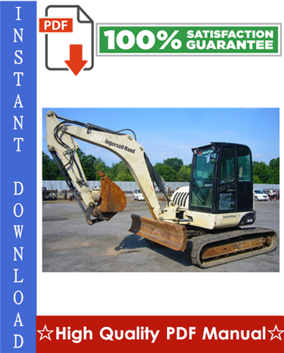 Thumbnail Ingersoll Rand ZX75 Utility Equipment Excavator Workshop Service Repair Manual Thumbnail Ingersoll Rand ZX75 Utility Equipment Excavator Workshop Service Repair Manual