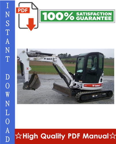 Thumbnail Bobcat 430 Compact Excavator Workshop Service Repair Manual (S/N: 562511001 & Above, S/N: 562711001 & Above, S/N: 562911001 & Above, S/N: 563011001 & Above) Thumbnail Bobcat 430 Compact Excavator Workshop Service Repair Manual (S/N: 562511001 & Above, S/N: 562711001 & Above, S/N: 562911001 & Above, S/N: 563011001 & Above)
