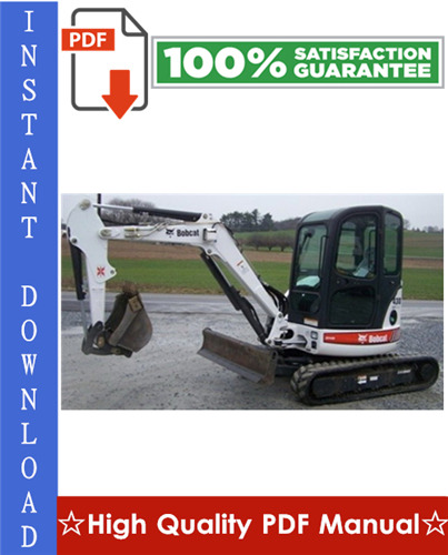 Thumbnail Bobcat 430 Compact Excavator Workshop Service Repair Manual (S/N: AA8711001 & Above, S/N: AA8811001 & Above, S/N: AACF11001 & Above, S/N: AACG11001 & Above) Thumbnail Bobcat 430 Compact Excavator Workshop Service Repair Manual (S/N: AA8711001 & Above, S/N: AA8811001 & Above, S/N: AACF11001 & Above, S/N: AACG11001 & Above)