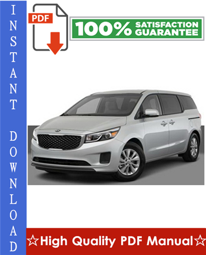 Thumbnail Kia Sedona Workshop Service Repair Manual 2002-2005 Download