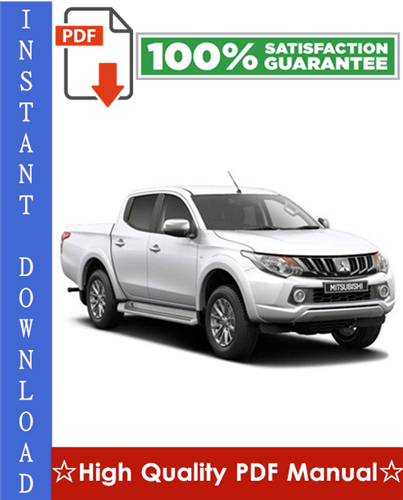 Thumbnail MITSUBISHI L200 Workshop Service Repair Manual 2006-2007 Download