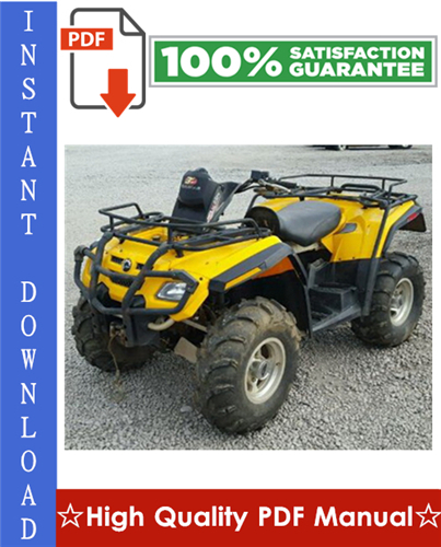Thumbnail 2006 Bombardier Outlander & Out-Lander Max Series ATV Workshop Service Repair Manual