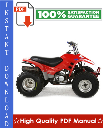 Thumbnail Honda TRX90 Workshop Service Repair Manual 1993-2005 Download