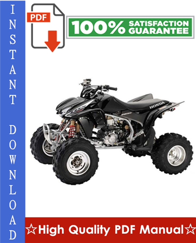 Thumbnail Honda TRX450R / TRX450ER Workshop Service Repair Manual 2004-2009 Download Thumbnail Honda TRX450R / TRX450ER Workshop Service Repair Manual 2004-2009 Download