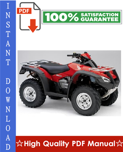Thumbnail 2006 Honda TRX680FA / TRX680FGA Workshop Service Repair Manual