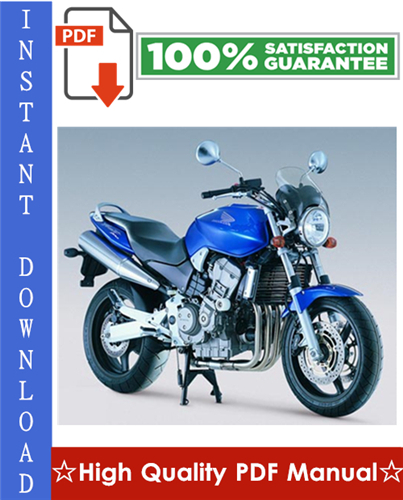 Thumbnail Honda CB900F 919 Motorcycle Workshop Service Repair Manual 2002-2003 Download