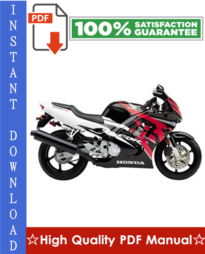 Thumbnail Honda CBR600F3 Motorcycle Workshop Service Repair Manual 1995-1998 Download