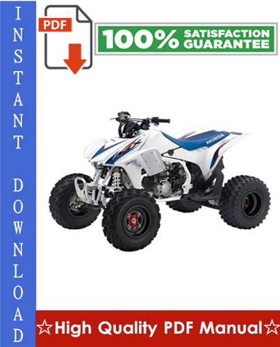 Thumbnail Honda TRX450R Workshop Service Repair Manual 2004-2005 Download