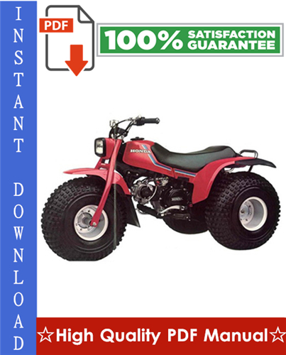 Thumbnail Honda ATC125M Workshop Service Repair Manual 1986-1987 Download