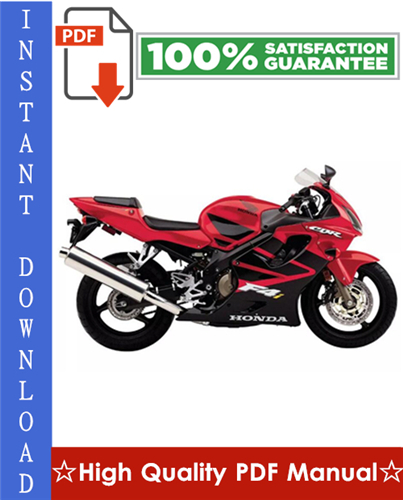 Thumbnail Honda CBR600F4i Motorcycle Workshop Service Repair Manual 2001-2003 Download