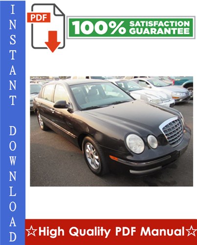 Kia Amanti Workshop Service Repair Manual 2004-2008 Download - Tradebit