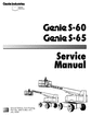 Thumbnail GENIE  S60, S-65 SERVICE MANUAL