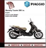 Thumbnail Piaggio Beverly Tourer 250 i.e. Workshop Service Manual