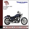 Thumbnail Triumph Thunderbird 1600 M.Y.2009 Workshop Service Manual Thumbnail Triumph Thunderbird 1600 M.Y.2009 Workshop Service Manual
