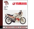 Thumbnail Yamaha TZR 250 Workshop Service Manual Thumbnail Yamaha TZR 250 Workshop Service Manual