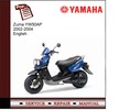 Thumbnail Yamaha Zuma YW50AP 2002-2004 Workshop Service Manual 