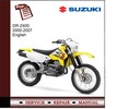 Thumbnail Suzuki DR-Z400 2000-2007 Service Manual