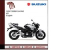 Thumbnail Suzuki GSX1300BK B-KING K8 Service Manual 