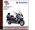 Thumbnail Suzuki AN400 Burgman 2003-2006 Service Manual