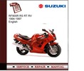 Thumbnail Suzuki RF900R RS RT RV 94-97 Service Manual 