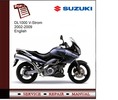 Thumbnail Suzuki DL1000 V-Strom 2002-2009 Service Manual 